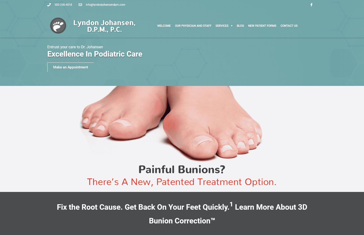 Lyndon Johansen DPM Website